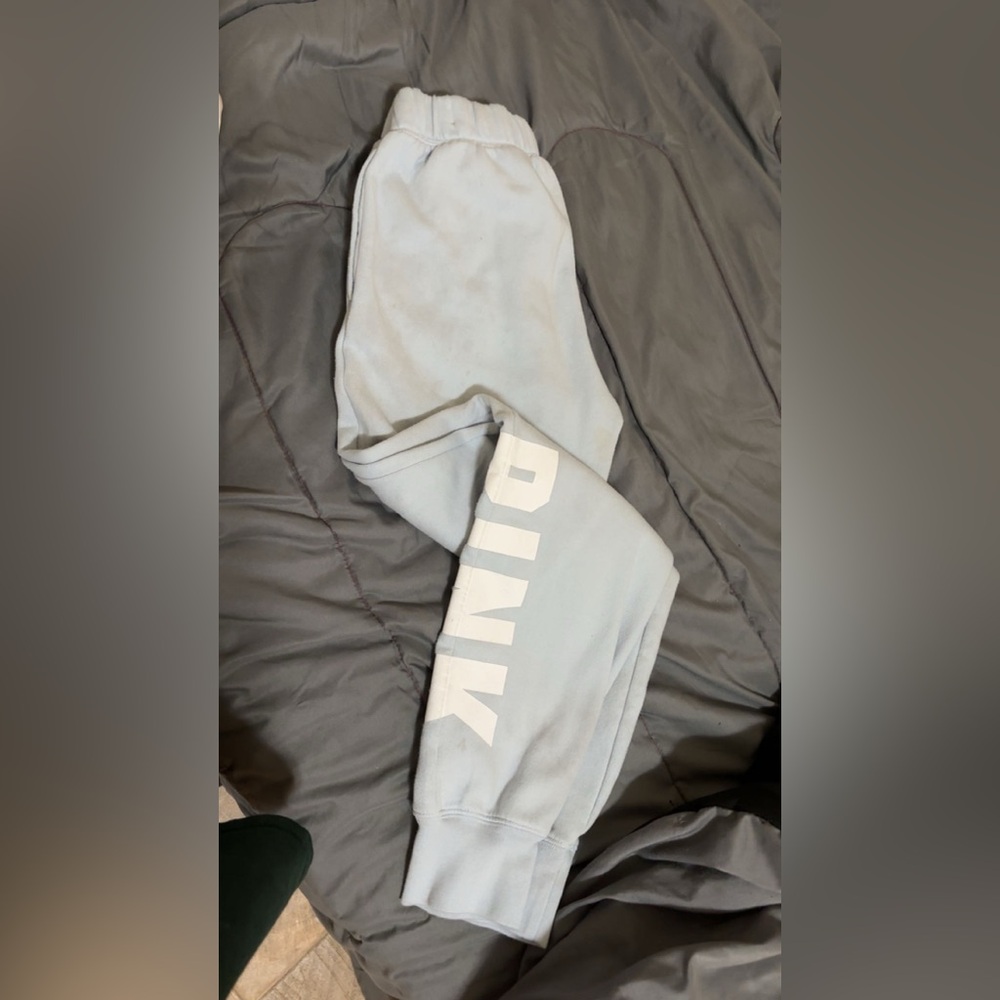 PINK Victoria's Secret Sky Blue Leggings